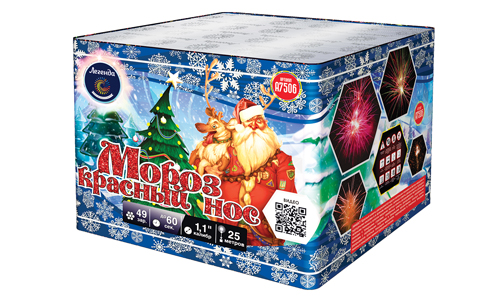  Батарея салютов Мороз Красный Нос  в Рубцовске